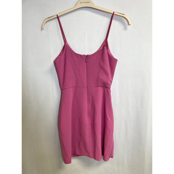 PARKER BLACK Myrtle Draped Mini Bodycon Dress in Orchid Pink Size 2 $298 - Picture 6 of 15